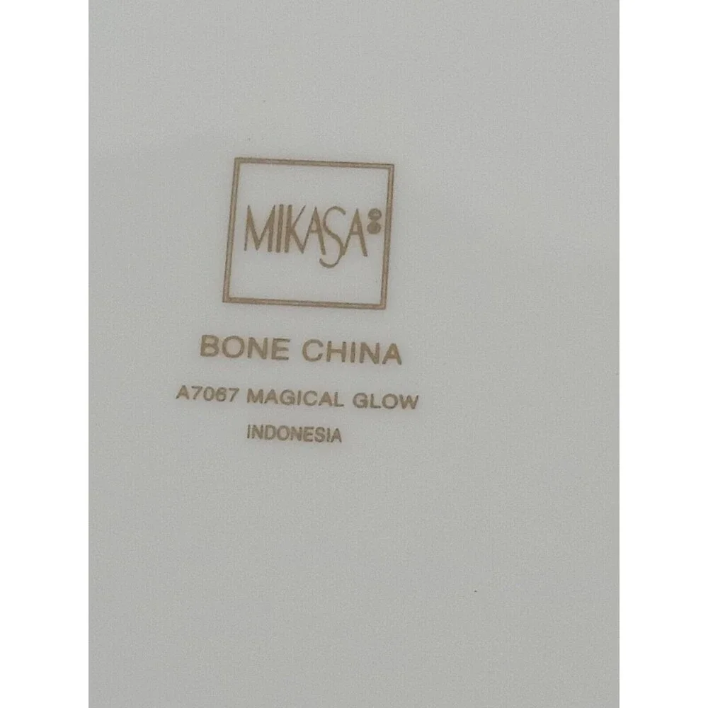 Mikasa Bone China A7067 Magical Glow Cake Plate and Server NEW